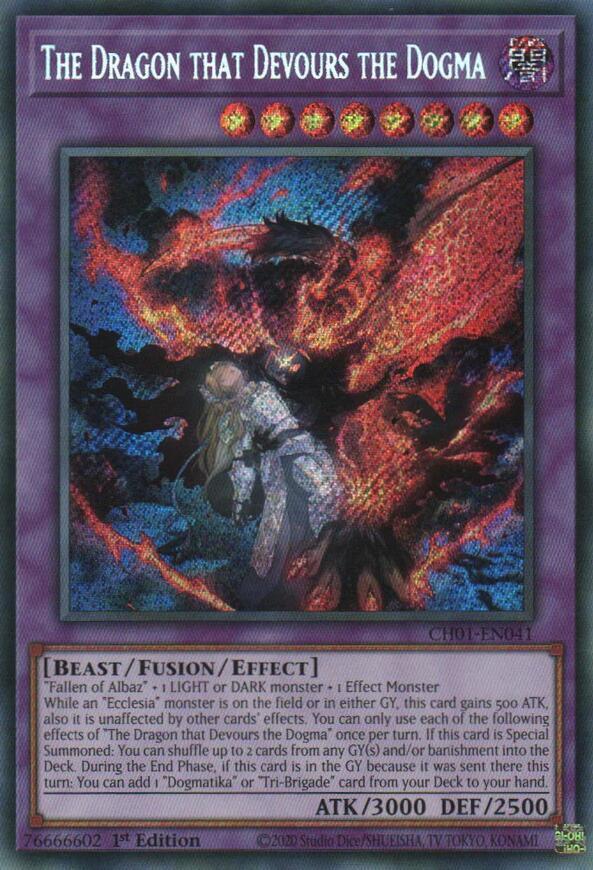 The Dragon that Devours the Dogma (Secret Rare) card image