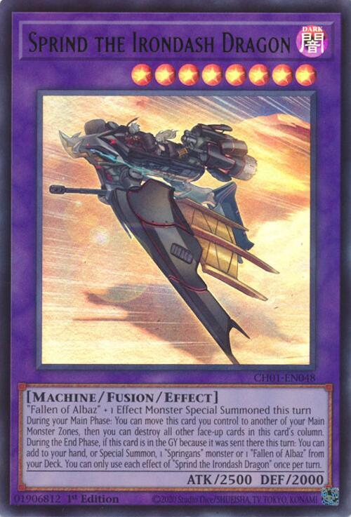 Sprind the Irondash Dragon card image