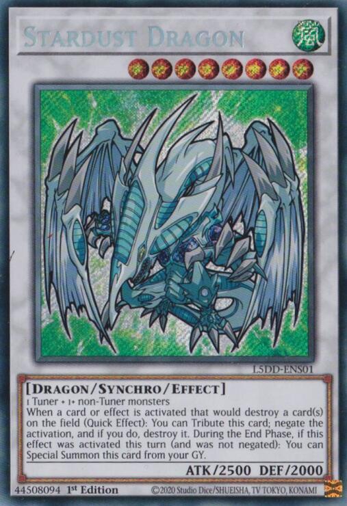 Stardust Dragon (L5DD-ENS01) card image