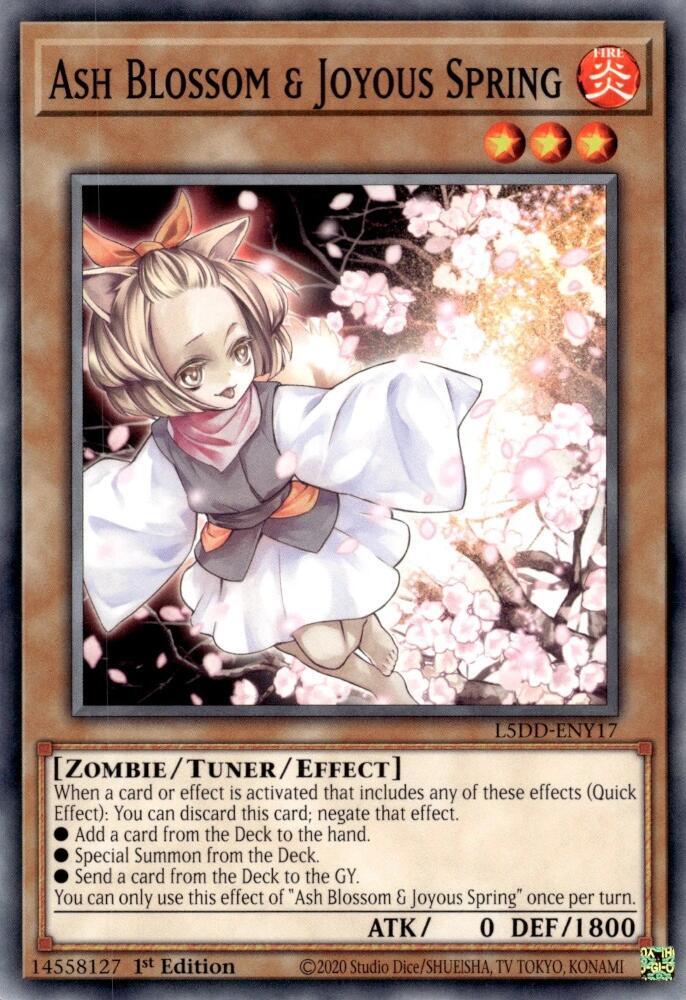 Ash Blossom & Joyous Spring (L5DD-ENY17) card image