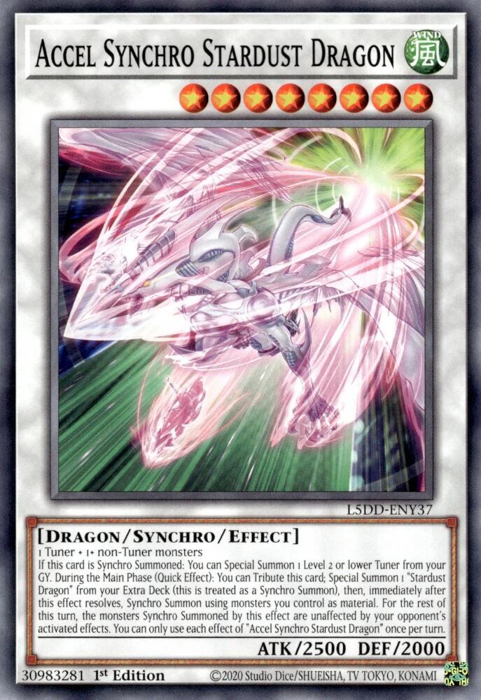 Accel Synchro Stardust Dragon card image