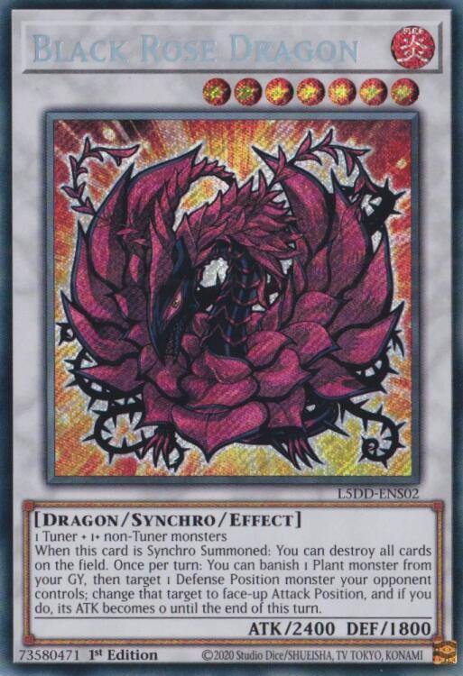 Black Rose Dragon (L5DD-ENS02) card image