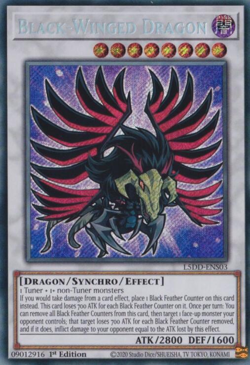 Black-Winged Dragon (L5DD-ENS03) card image