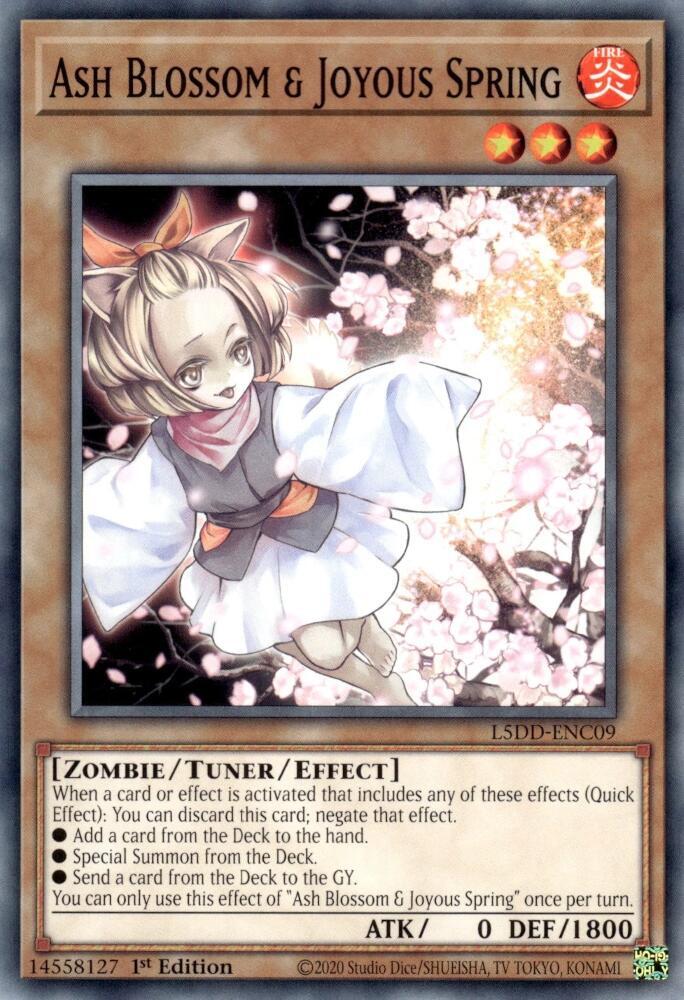 Ash Blossom & Joyous Spring (L5DD-ENC09) card image
