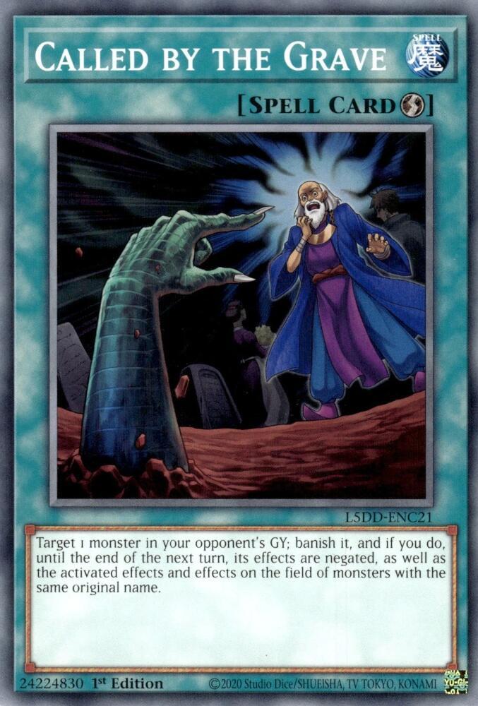 Called by the Grave (L5DD-ENC21) card image