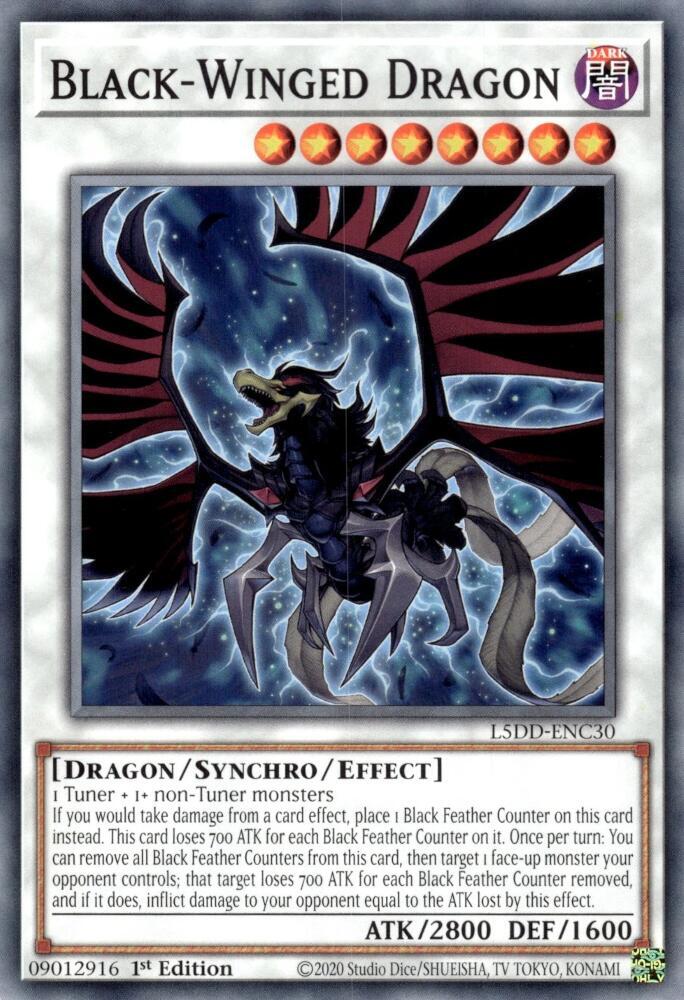 Black-Winged Dragon (L5DD-ENC30) card image