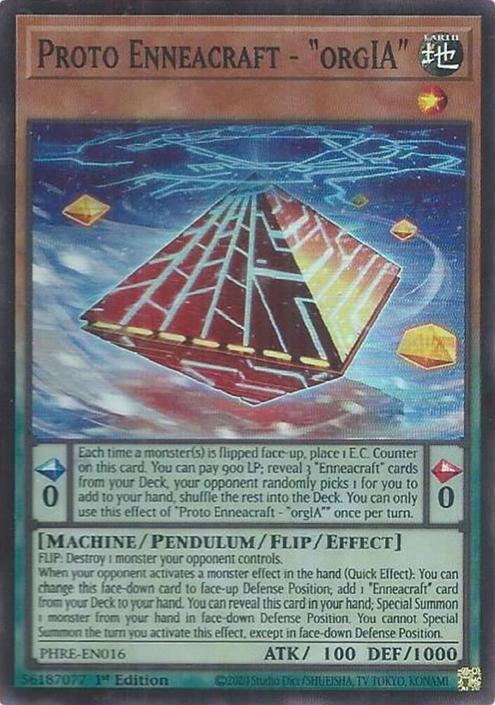 Proto Enneacraft - "orgIA" (Super Rare) card image