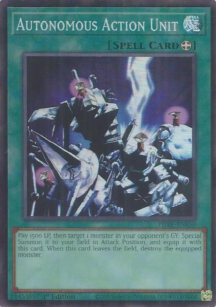 Autonomous Action Unit (Super Rare) card image