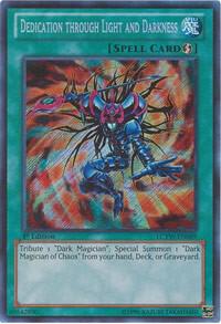 Dedication through Light and Darkness card image