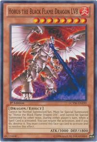 Horus the Black Flame Dragon LV8 card image