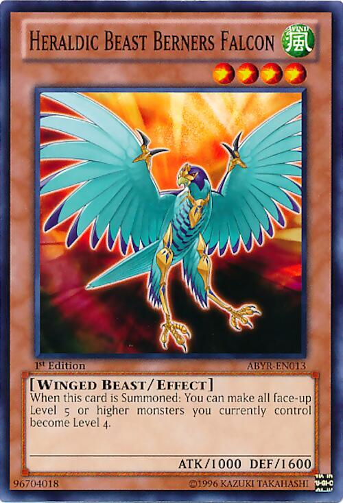 Heraldic Beast Berners Falcon card image