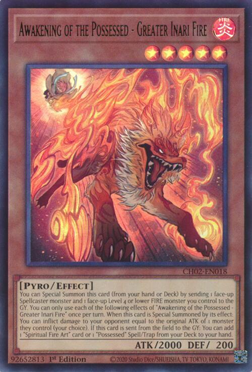 Awakening of the Possessed - Greater Inari Fire card image