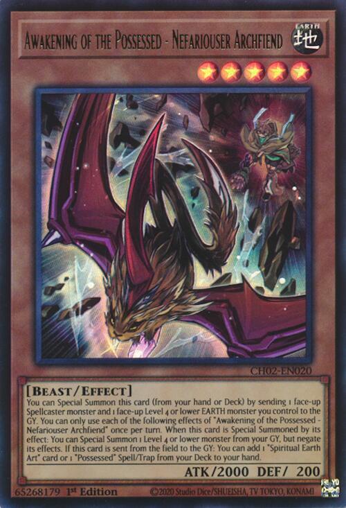 Awakening of the Possessed - Nefariouser Archfiend card image