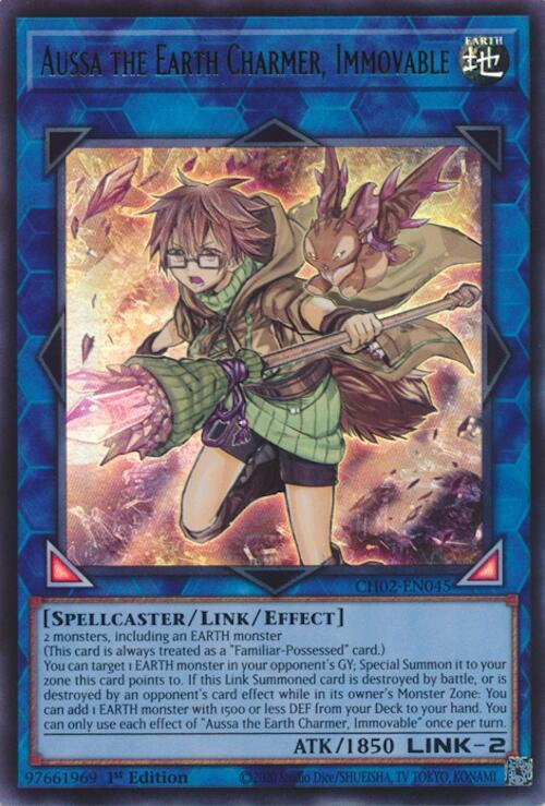 Aussa the Earth Charmer, Immovable card image