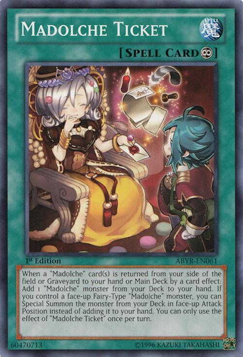 Madolche Ticket card image