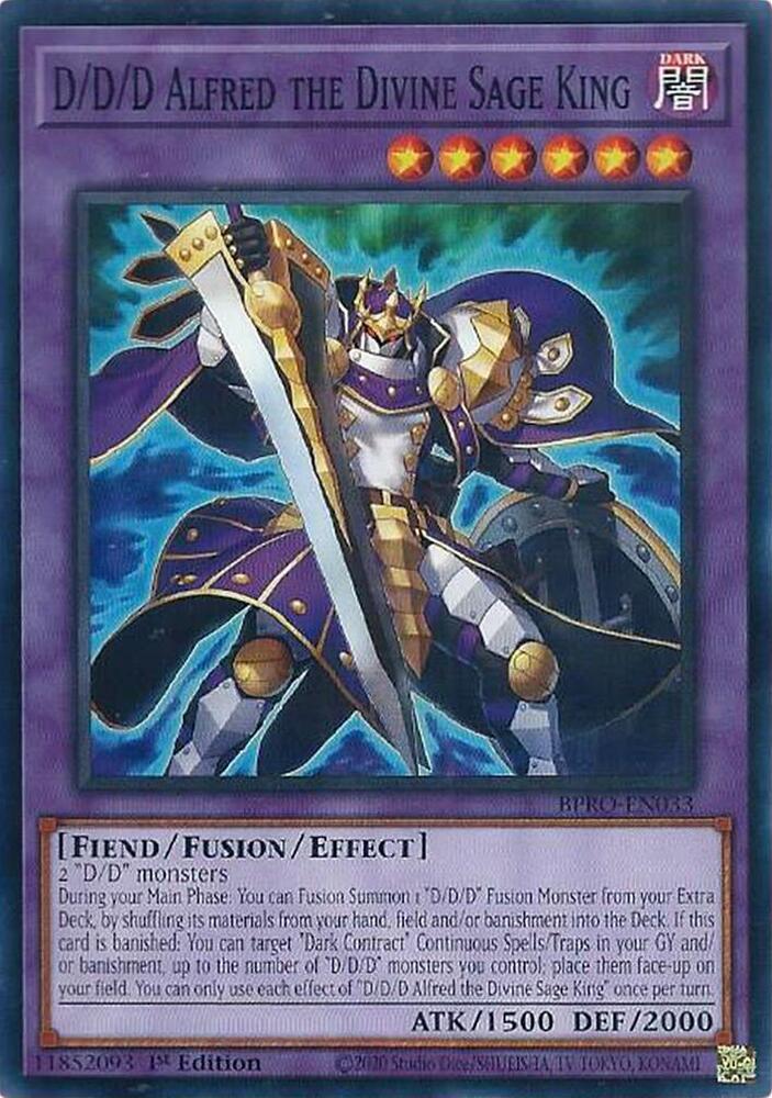 D/D/D Alfred the Divine Sage King card image