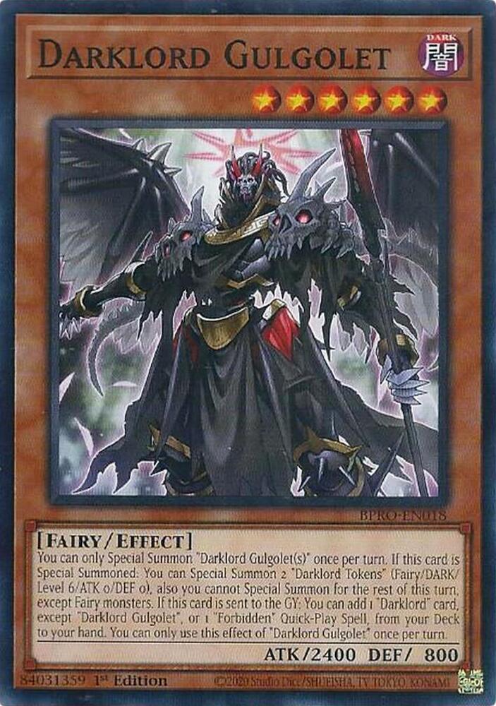Darklord Gulgolet card image