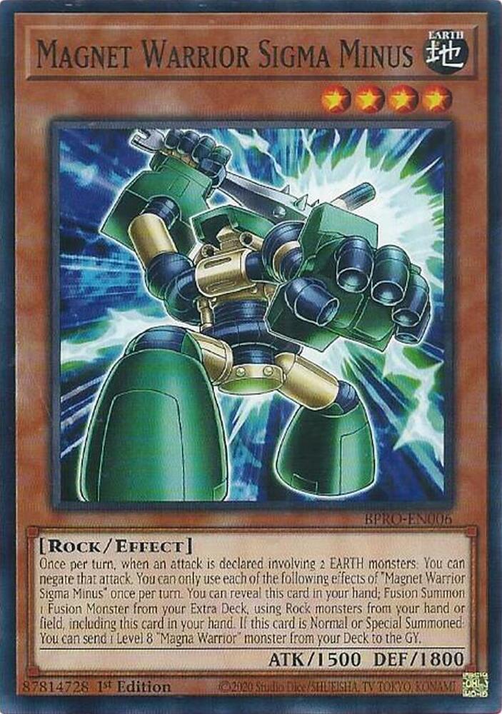 Magnet Warrior Sigma Minus card image