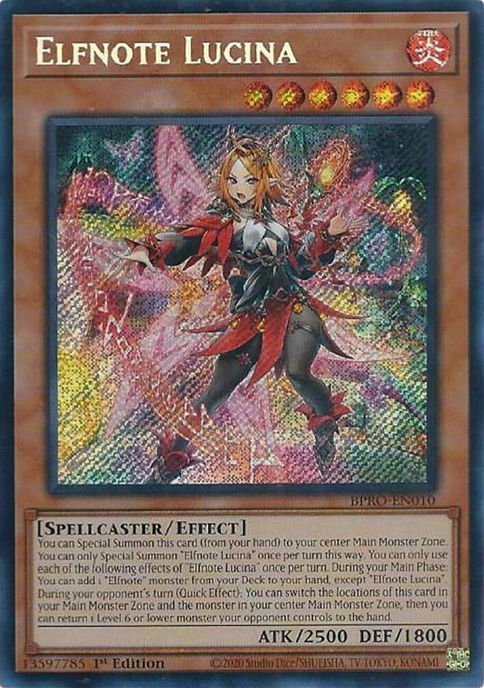 Elfnote Lucina card image