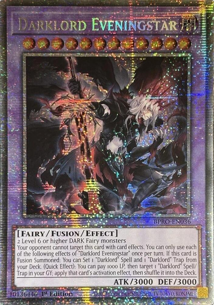 Darklord Eveningstar (Starlight Rare) card image