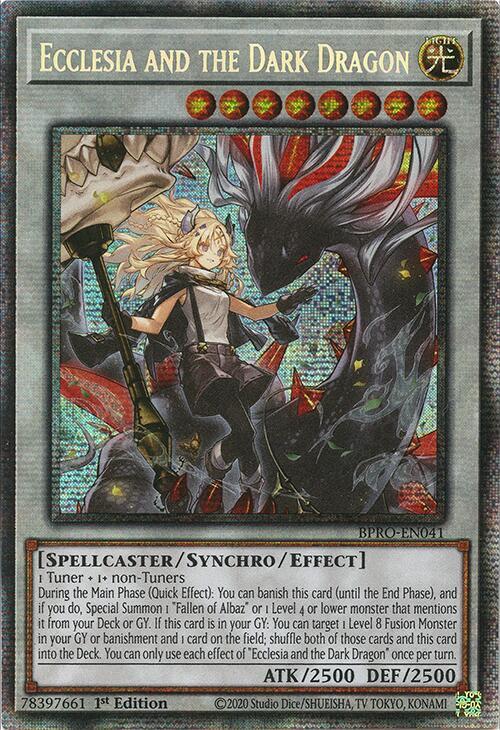 Ecclesia and the Dark Dragon (Starlight Rare) card image