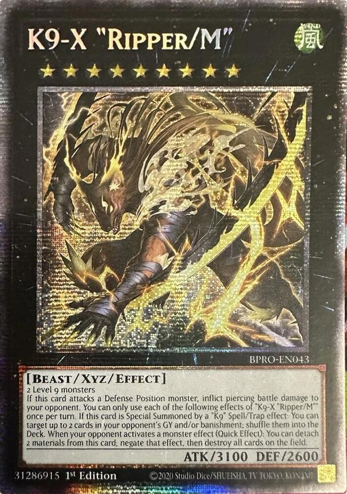 K9-X "Ripper/M" (Starlight Rare) card image