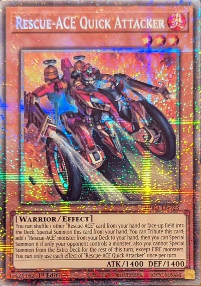 Rescue-ACE Quick Attacker (Starlight Rare) card image