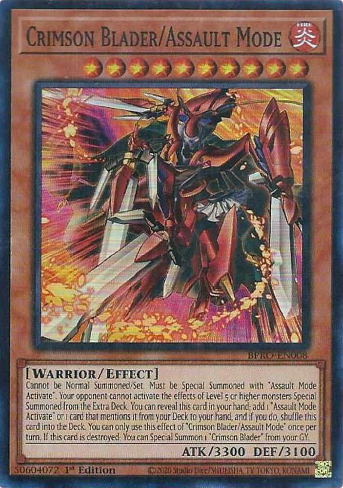 Crimson Blader/Assault Mode card image