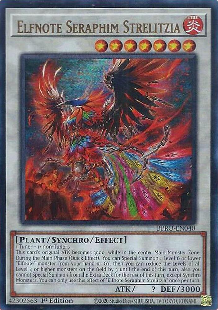 Elfnote Seraphim Strelitzia card image