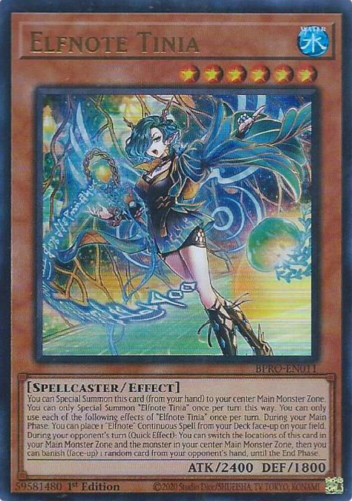 Elfnote Tinia card image