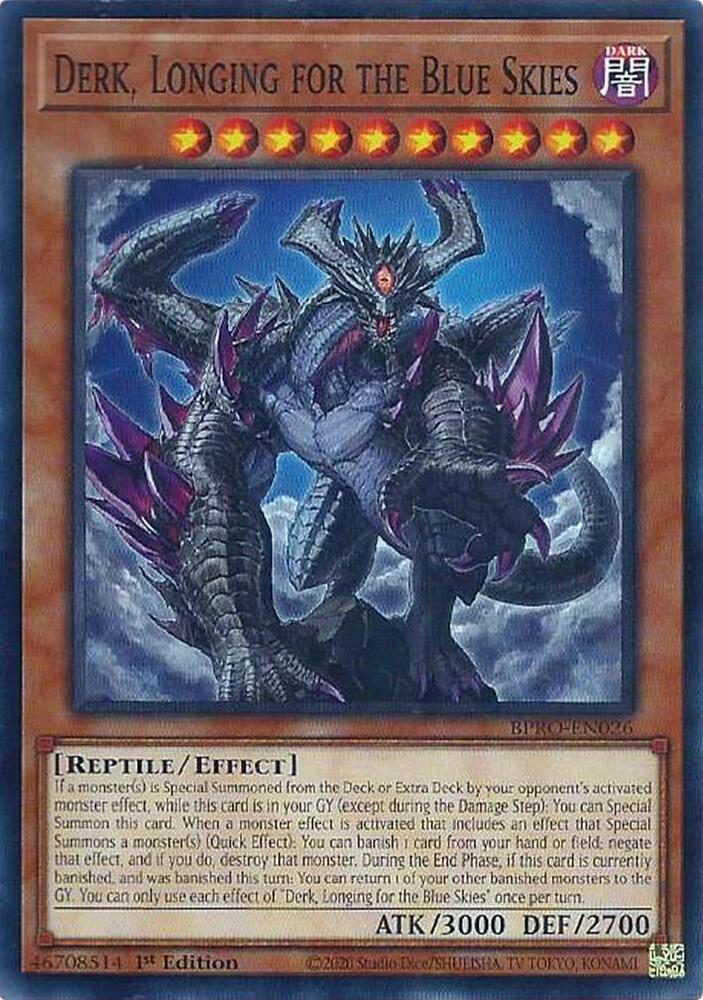 Derk, Longing for the Blue Skies card image