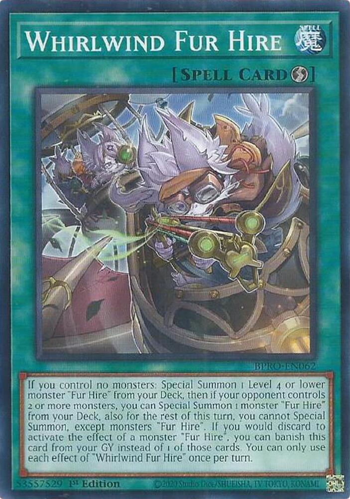 Whirlwind Fur Hire card image