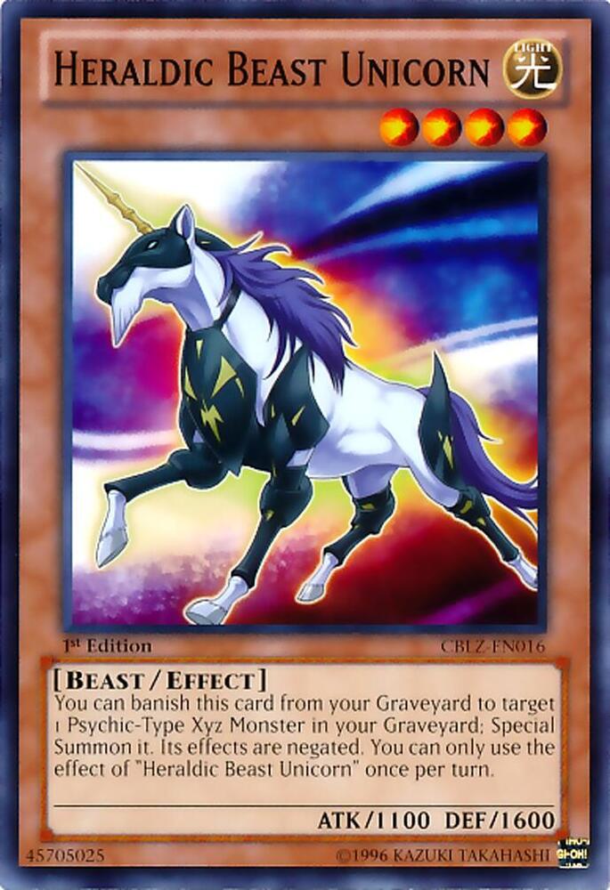 Heraldic Beast Unicorn card image
