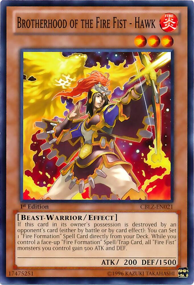 Brotherhood of the Fire Fist - Hawk card image