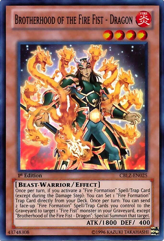 Brotherhood of the Fire Fist - Dragon card image