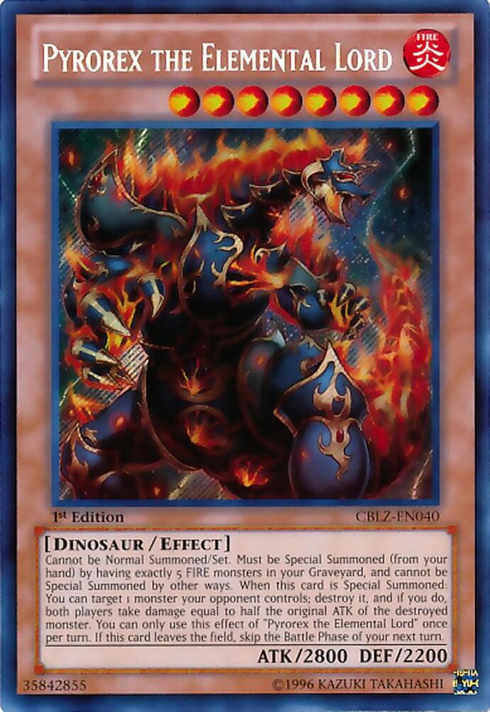 Pyrorex the Elemental Lord card image