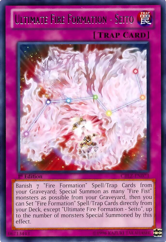 Ultimate Fire Formation - Seito card image