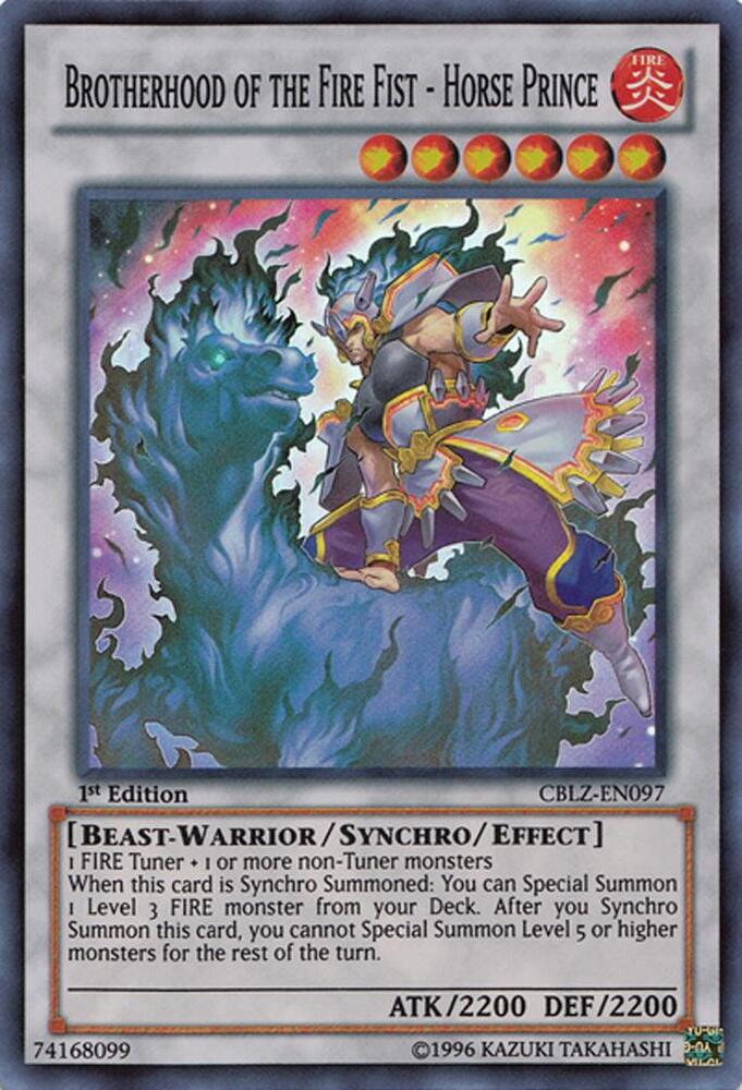Brotherhood of the Fire Fist - Horse Prince card image
