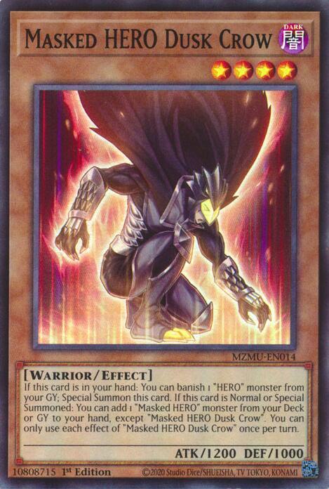 Masked HERO Dusk Crow card image