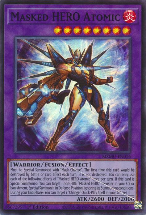 Masked HERO Atomic card image