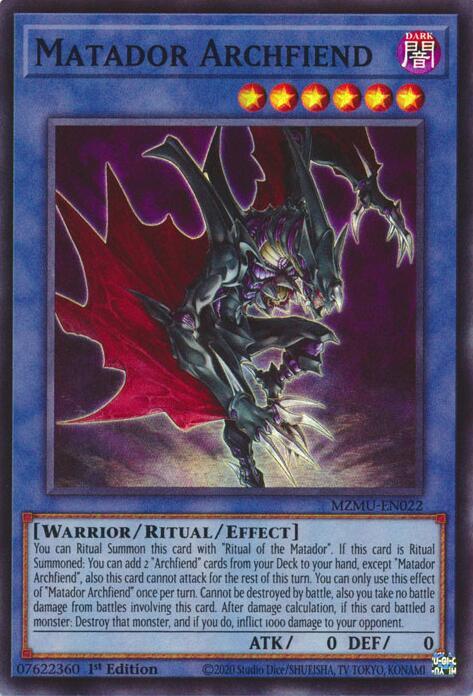 Matador Archfiend card image