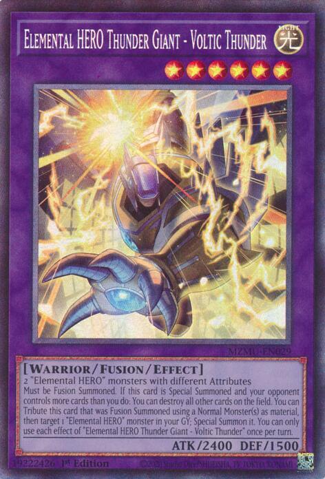 Elemental HERO Thunder Giant - Voltic Thunder (Collector's Rare) card image