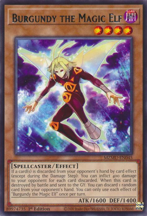 Burgundy the Magic Elf card image
