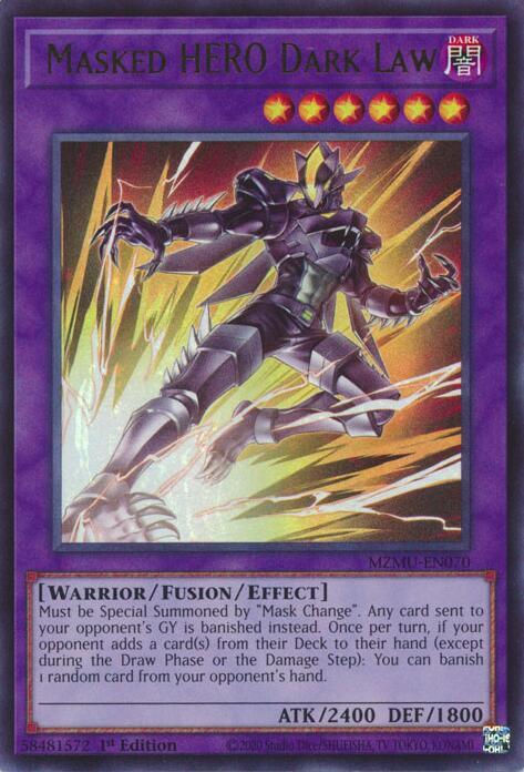 Masked HERO Dark Law card image