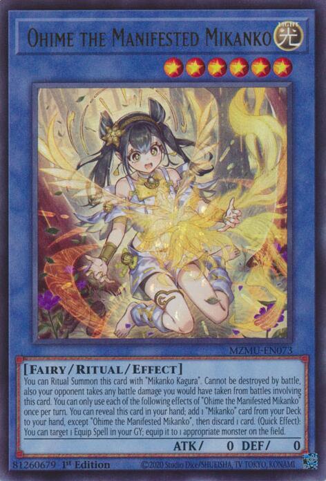 Ohime the Manifested Mikanko card image