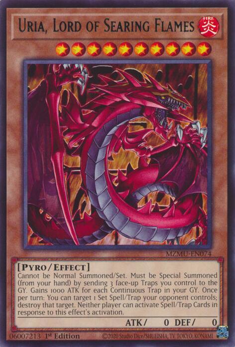Uria, Lord of Searing Flames card image