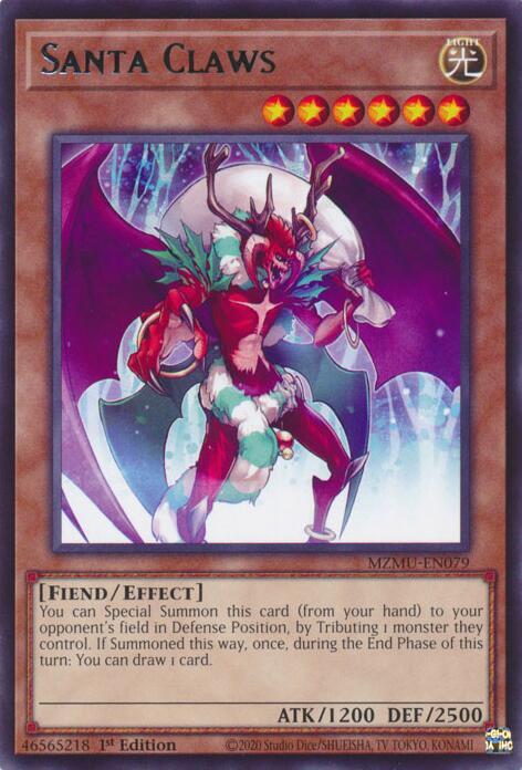 Santa Claws card image