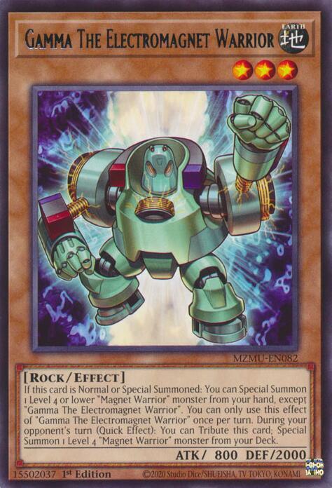 Gamma The Electromagnet Warrior card image
