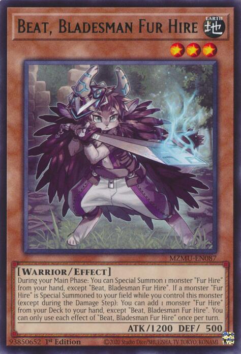 Beat, Bladesman Fur Hire card image