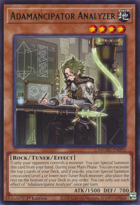 Adamancipator Analyzer card image